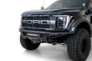 Ford F-150 Raptor Bumper - Front - Addictive Desert Designs - Phantom - Hammer Black with Satin Black Panels - `21-`23